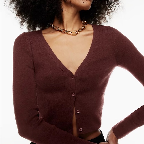 Babaton Rich Burgundy Knit Top - Picture 3 of 9